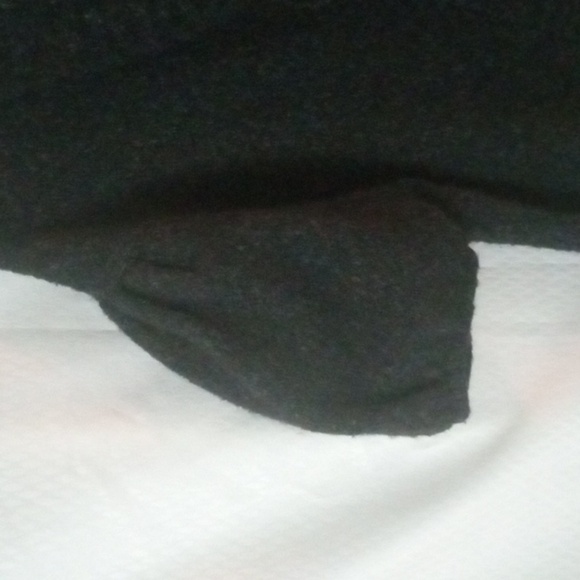 BCBG MAXAZRIA Cowl Collar Short Sleeve  Cardigan Sz XS/S Black Pre-owned - Picture 9 of 11